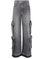 AMIRI jean Baggy Cargo à coupe ample - Gris