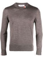 Thom Browne pull en laine - Marron - thumbnail