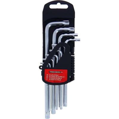 9 Hoekige Stersleutels T10 tot T50 - PRECISION STAAL