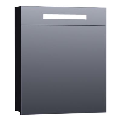 Spiegelkast 2.0 Exclusive Line 60cm Rechtsdraaiend Mat Zwart