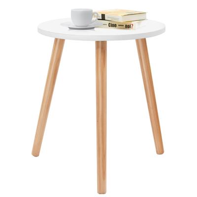 Ronde Koffie Eind Tafel Eetkamer Modern Theetafel Meubilair Thuis Bank Versiering Kleine Ruimtes Ronde Zijtafel Wit