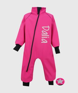 Waterproof Softshell Overall Comfy Rose Bodysuit