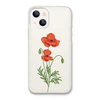 Red poppy: iPhone 13 Transparant Hoesje