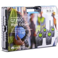 Midland Work Edition Set 4x G7 Pro C1090.19 PMR-portofoon Set van 4 stuks Midland Work Edition Set 4x G7 Pro C1090.19 PMR-portofoon Set van 4 stuks