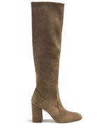 Stuart Weitzman bottines Yuliana 85 mm en daim - Tons neutres - thumbnail