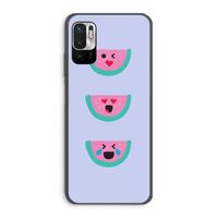 Smiley watermeloen: Xiaomi Redmi Note 10 5G Transparant Hoesje