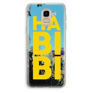 Habibi Majorelle : Samsung Galaxy J6 (2018) Transparant Hoesje