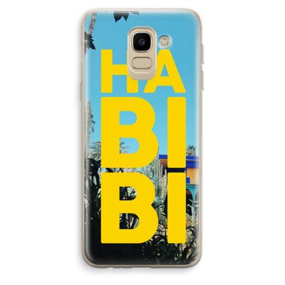 Habibi Majorelle : Samsung Galaxy J6 (2018) Transparant Hoesje