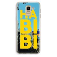 Habibi Majorelle : Samsung Galaxy J6 (2018) Transparant Hoesje Habibi Majorelle : Samsung Galaxy J6 (2018) Transparant Hoesje