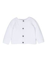 Douuod Kids cardigan en maille à manches longues - Blanc