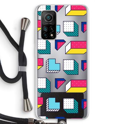 8-bit N°7: Xiaomi Mi 10T 5G Transparant Hoesje met koord