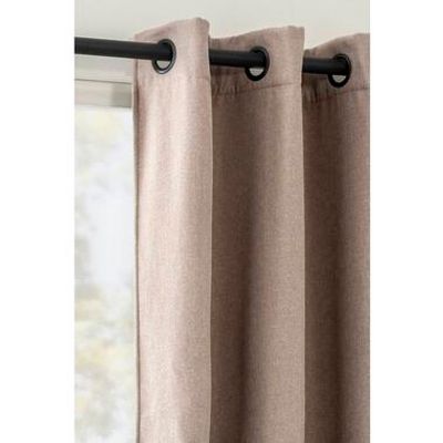 Gordijn Dion - taupe - 140x280 cm (1 stuk) - Leen Bakker
