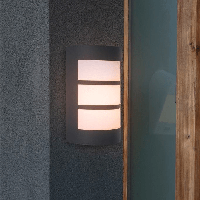 Buitenlamp voordeur grijs &apos;Nila&apos; E27 fitting 22cm