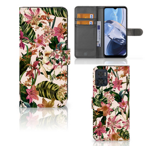 Motorola Moto E22 | E22i Hoesje Flowers