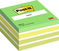 Memoblok post-it 2028 76x76mm kubus pastel groen