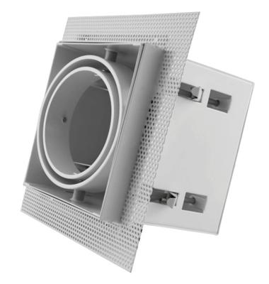 Led inbouw spot armatuur - 1x AR70 Wit | Trimless | Tronix | Spotjes in plafond | Inbouwspots | Spotjes woonkamer | Led spots | Tronix | Spotjes in |