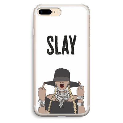 Slay All Day: iPhone 7 Plus Transparant Hoesje