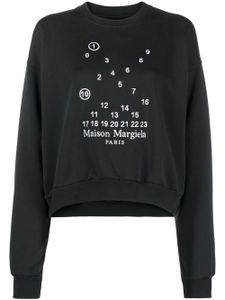 Maison Margiela t-shirt à motif signature - Noir