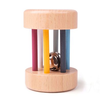 Bigjigs houten rol rammelaar, 100% fsc