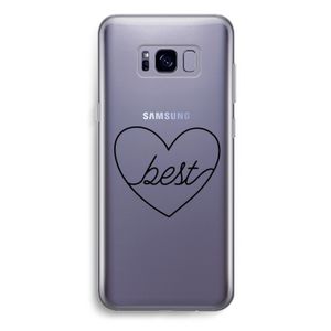 Best heart black: Samsung Galaxy S8 Plus Transparant Hoesje