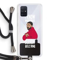 Sleigh Bells Ring: Samsung Galaxy A71 Transparant Hoesje met koord Sleigh Bells Ring: Samsung Galaxy A71 Transparant Hoesje met koord
