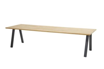 Ambassador Diningtafel Teak Antracite 300 x 100 cm - 4so