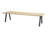 Ambassador Diningtafel Teak Antracite 300 x 100 cm - 4so