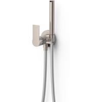 Bidetkraan met handdouche Tres Loft | Opbouw | Mengkraan | 1-hendel | Rond | RVS look