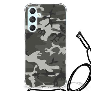 Samsung Galaxy S23 FE Doorzichtige Silicone Hoesje Army Light