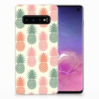 Samsung Galaxy S10 | Siliconen Case | Ananas