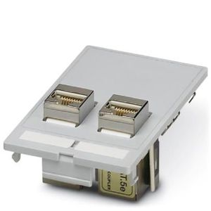 Phoenix Contact VS-SI-FP-2RJ45-5-MOD-BU/BU VS-SI-FP-2RJ45-5-MOD-BU / BU - data faceplate 1 stuk(s)