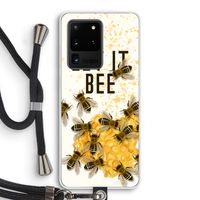 Let it bee: Samsung Galaxy S20 Ultra Transparant Hoesje met koord