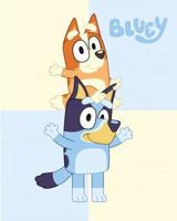 Bluey Friends fleece deken 130 x 170 cm