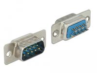 DeLOCK 65881 kabel-connector Sub-D 9 pin Blauw, Zilver - thumbnail