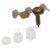 StewMac SM10040-R by Music City Bridge string retainer aged nickel