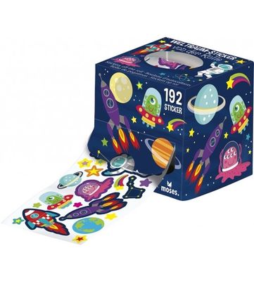 Moses stickerrol sterren 192 stuks donkerblauw