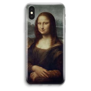 Mona Lisa: iPhone XS Max Transparant Hoesje