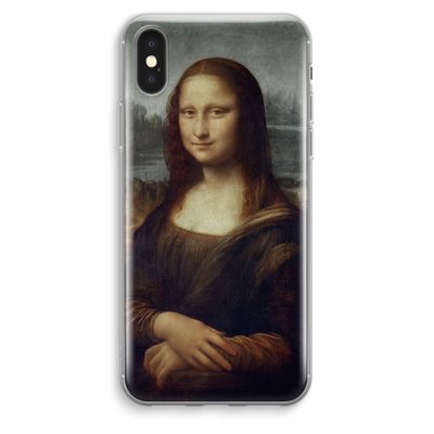 Mona Lisa: iPhone XS Max Transparant Hoesje