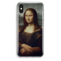 Mona Lisa: iPhone XS Max Transparant Hoesje