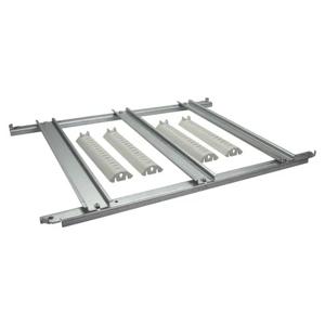 Fibox DRS ARCA 604021 Montageframe 3 rijen Staal Grijs (l x b) 600 mm x 400 mm 1 stuk(s)