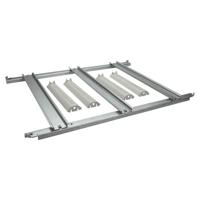 Fibox DRS ARCA 604021 Montageframe 3 rijen Staal Grijs (l x b) 600 mm x 400 mm 1 stuk(s)