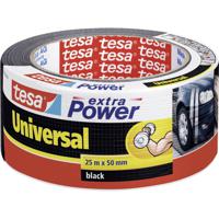 tesa UNIVERSAL 56388-00001-07 Textieltape tesa extra Power Zwart (l x b) 25 m x 50 mm 1 stuk(s) - thumbnail