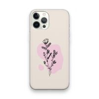 Roses are red: iPhone 12 Pro Max Transparant Hoesje