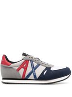 Armani Exchange baskets colour block à lacets - Bleu - thumbnail