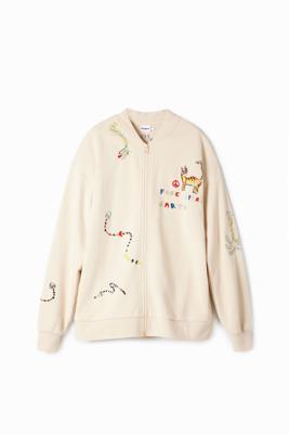 Ritsjas met illustraties - WHITE - XXL