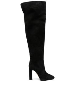 Aquazzura bottes en daim 130 mm - Noir