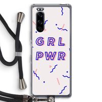 GRL PWR: Sony Xperia 5 Transparant Hoesje met koord