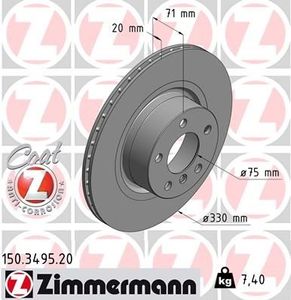 Remschijf Coat Z 150349520