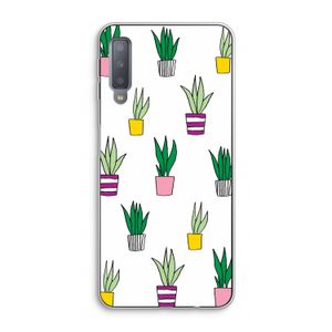 Sanseveria: Samsung Galaxy A7 (2018) Transparant Hoesje