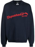 DSQUARED2 sweat en coton à logo imprimé - Bleu - thumbnail